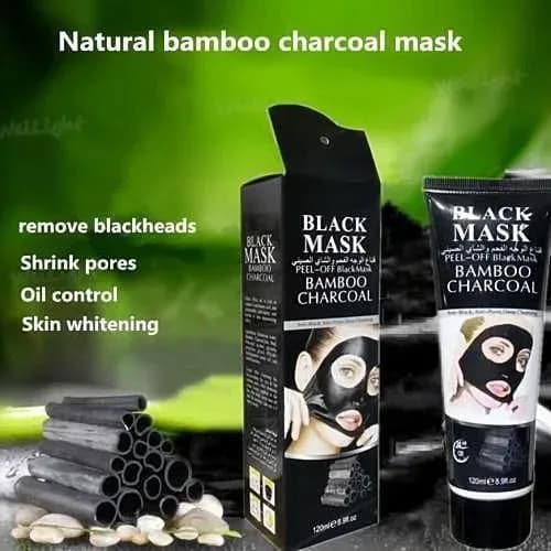 Bamboo Charcoal Peel-Off Black Mask - Blackhead Remover Mask