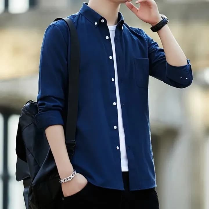 Men's Stylish & Fashionable Trendy Good Looking Long Sleeve Formal Shirt